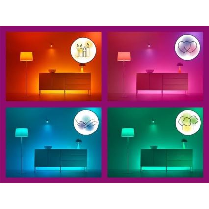WiZ - Tira LED RGBW regulable 3m LED/24W/230V 2700-5000K Wi-Fi