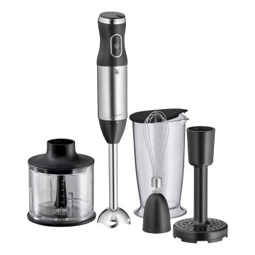 WMF - Batidora de mano con accesorios 4en1 KULT X 600W/230V acero inoxidable