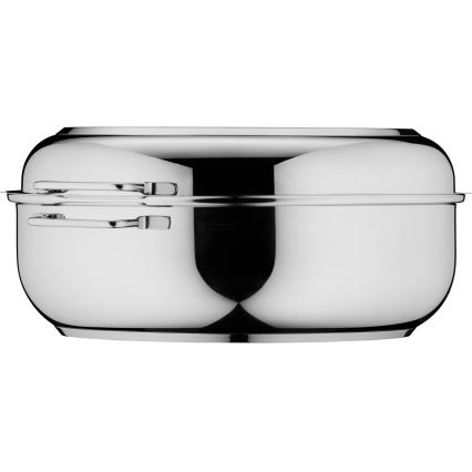 WMF - Fuente ovalada para asar con tapa  41x28,5 x18 cm acero inoxidable