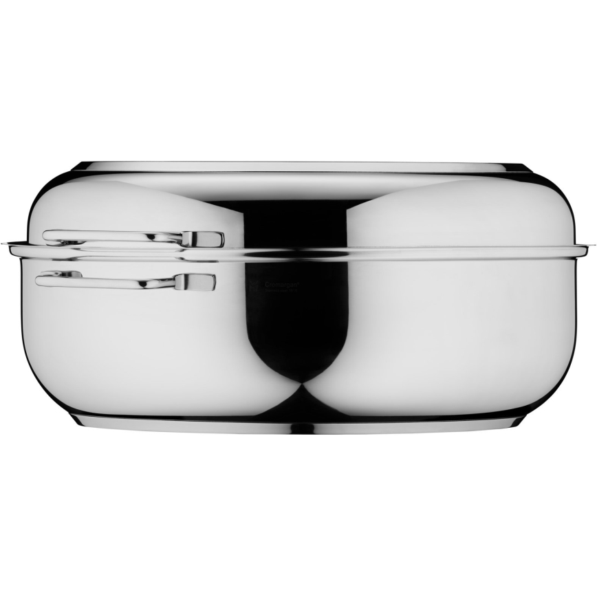 WMF - Fuente ovalada para asar con tapa  41x28,5 x18 cm acero inoxidable