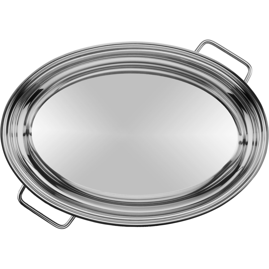 WMF - Fuente ovalada para asar con tapa  41x28,5 x18 cm acero inoxidable