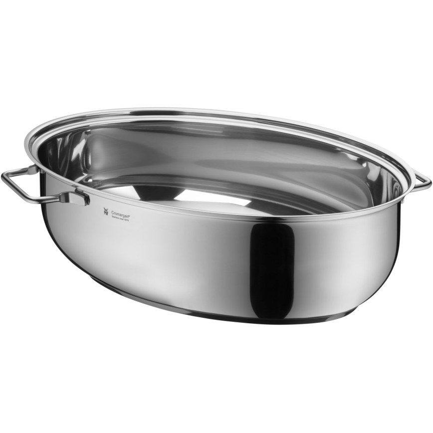 WMF - Fuente ovalada para asar con tapa  41x28,5 x18 cm acero inoxidable