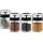 WMF - Juego de frascos para especias 4 piezas DEPOT 9,5 cm acero inoxidable