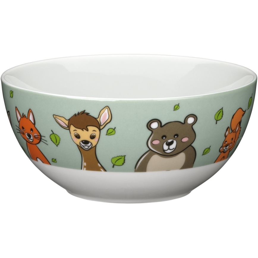 WMF - Juego de vajilla y cubiertos para niños FOREST FRIENDS 6uds