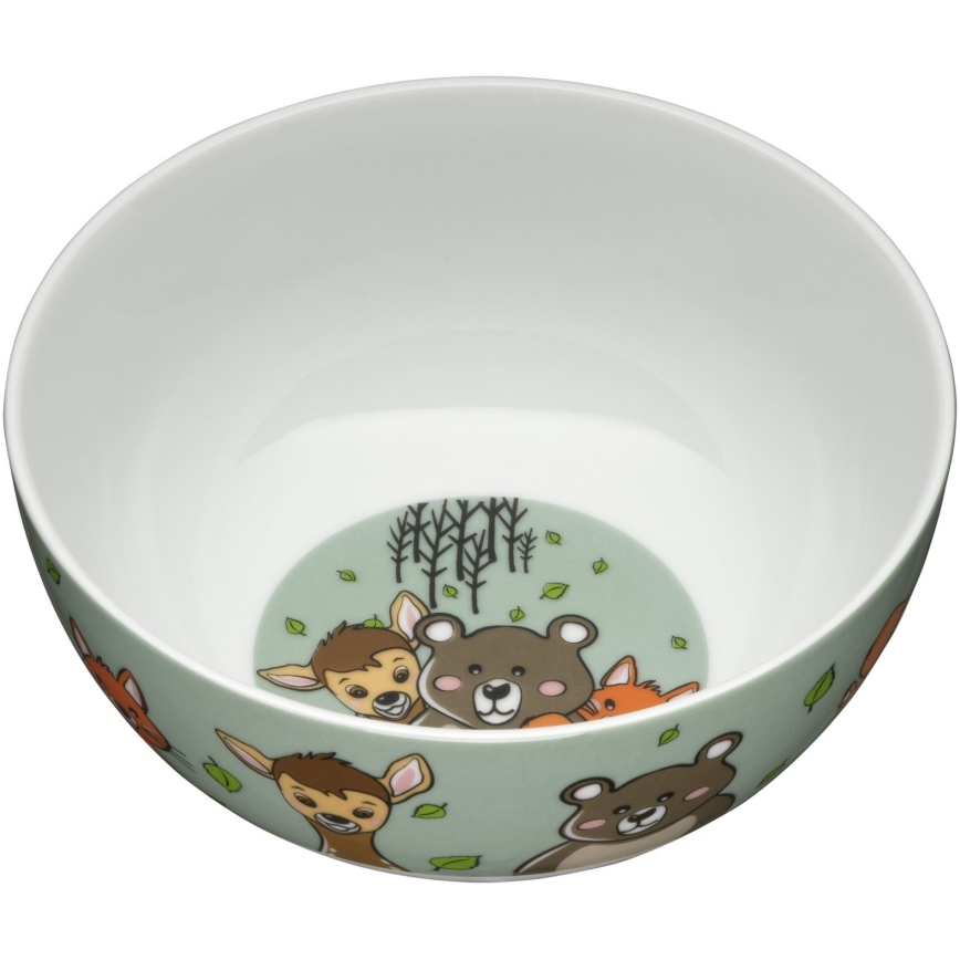 WMF - Juego de vajilla y cubiertos para niños FOREST FRIENDS 6uds