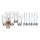 WMF - Juego de vasos y cucharitas para latte macchiato CLEVER & MORE 6 pz