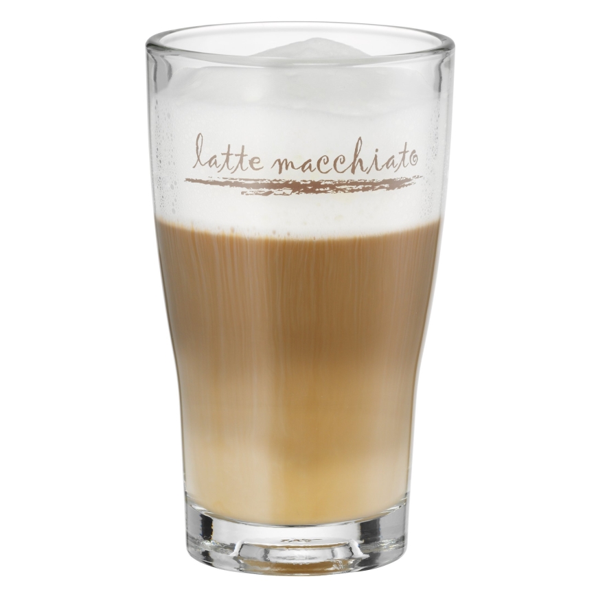 WMF - Juego de vasos y cucharitas para latte macchiato CLEVER & MORE 6 pz
