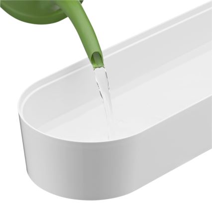 WMF - Maceta autorriego para hierbas 3 uds. GOURMET blanco/acero inoxidable