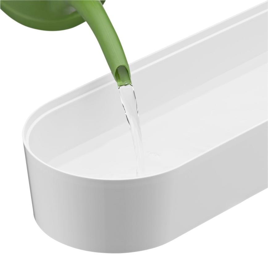 WMF - Maceta autorriego para hierbas 3 uds. GOURMET blanco/acero inoxidable