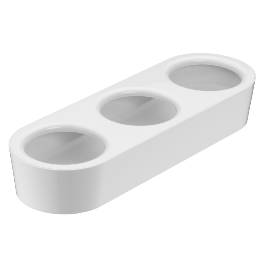 WMF - Maceta autorriego para hierbas 3 uds. GOURMET blanco/acero inoxidable