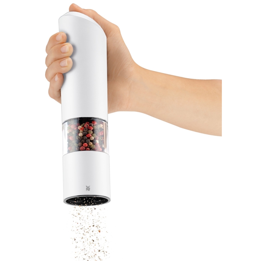 WMF - Molinillo eléctrico para especias 6xAAA blanco