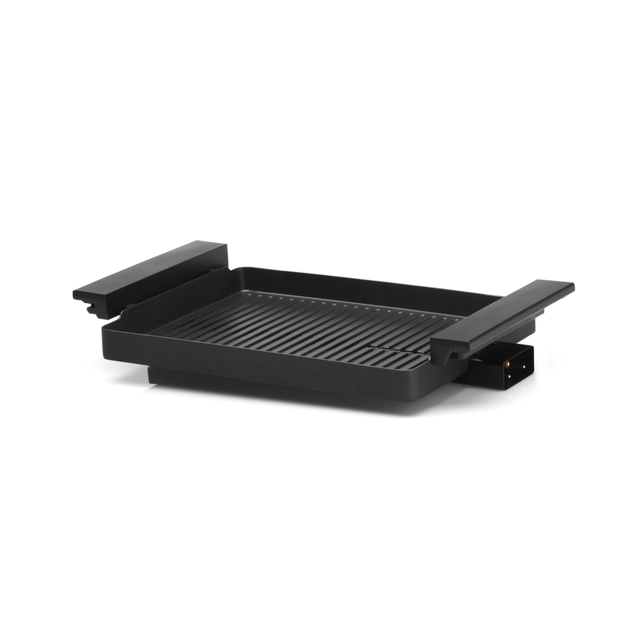 WMF - Parrilla eléctrica de mesa con tapa LONO 2200W/230V acero inoxidable