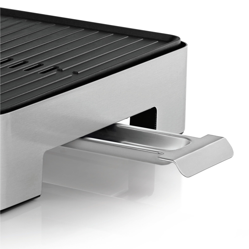 WMF - Parrilla eléctrica de mesa QUADRO LONO 1250W/230V acero inoxidable