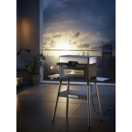 WMF - Parrilla eléctrica URBAN MASTER PROFI PLUS 3000W/230V IPX4 acero inoxidable