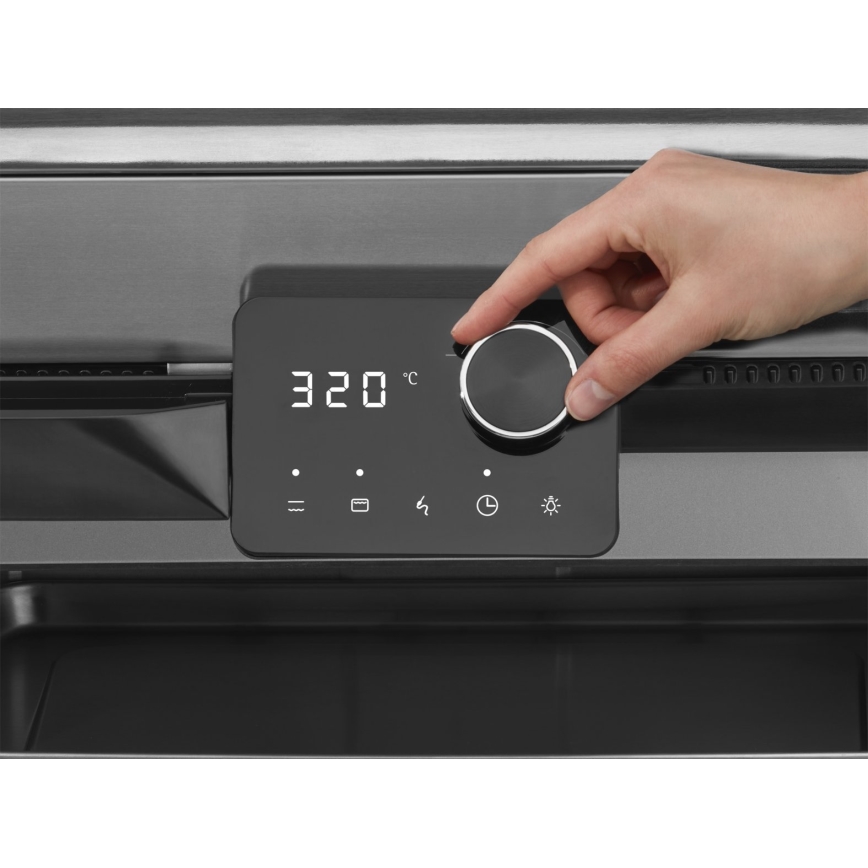 WMF - Parrilla eléctrica URBAN MASTER PROFI PLUS 3000W/230V IPX4 acero inoxidable