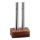 WMF - Salero y pimentero de 2 piezas 7,8 cm madera de acacia negro