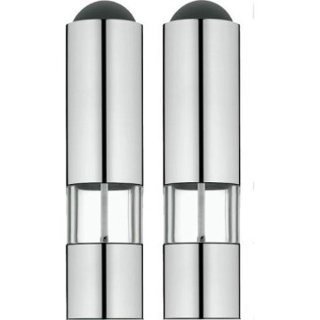 WMF - SET 2x Molinillo eléctrico para especias 6xAAA acero inoxidable
