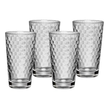 WMF - SET 4x Vaso para latte macchiato CAFÉ TIME 280 ml