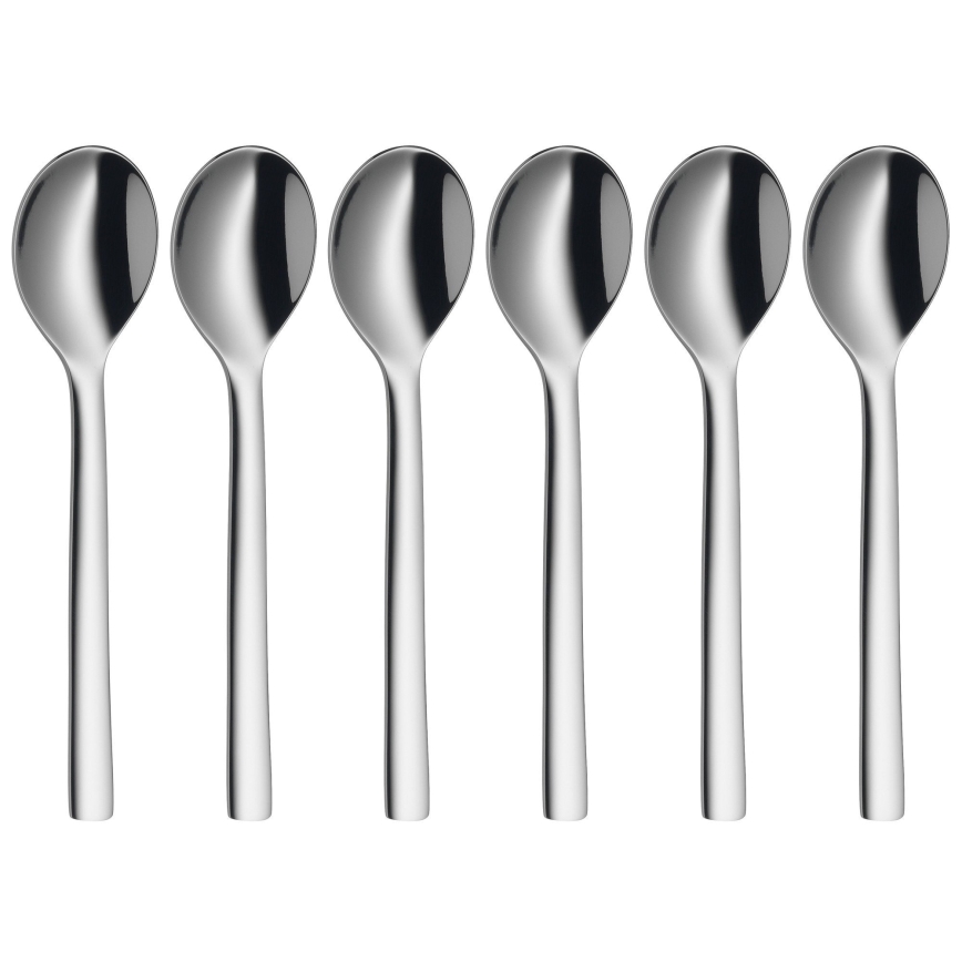 WMF - SET 6x Cucharita para espresso NUOVA acero inoxidable