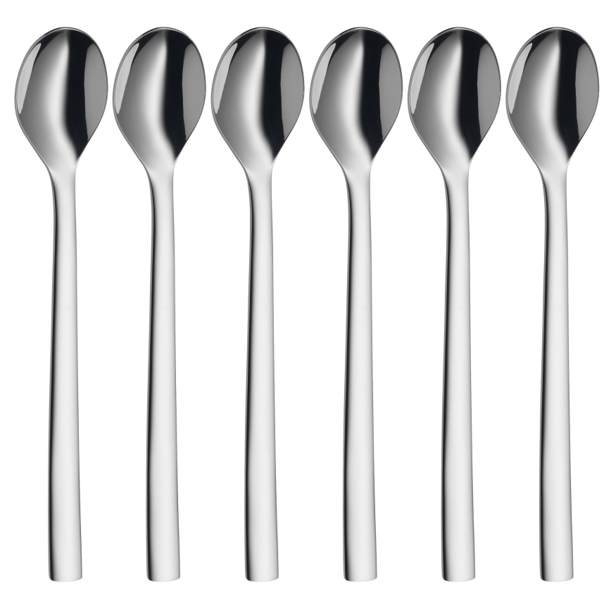 WMF - SET 6x Cucharita para latte macchiato NUOVA acero inoxidable