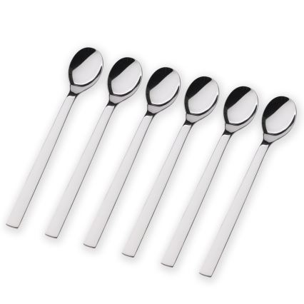WMF - SET 6x Cucharita para latte macchiato NUOVA acero inoxidable