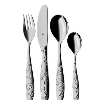 WMF - Set de cubiertos para niños 4 piezas pereza