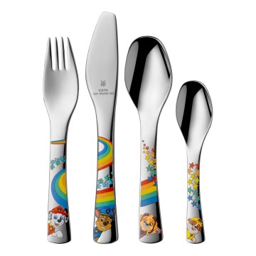 WMF - Set de cubiertos para niños Patrulla Canina 4 piezas