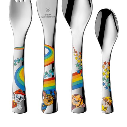 WMF - Set de cubiertos para niños Patrulla Canina 4 piezas