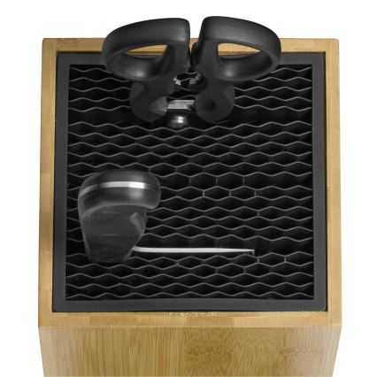WMF - Soporte para cuchillos bambú/acero inoxidable