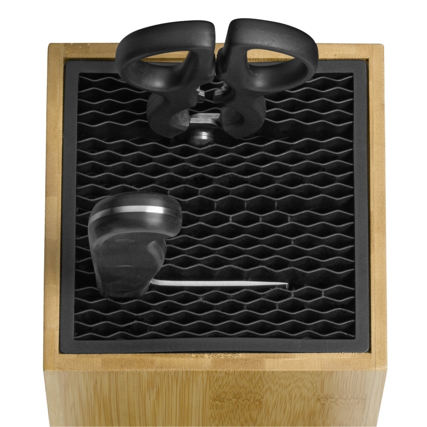 WMF - Soporte para cuchillos bambú/acero inoxidable