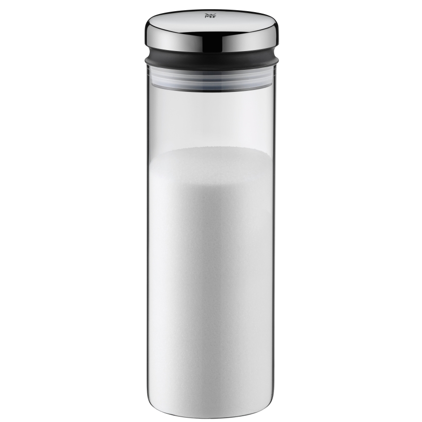 WMF - Tarro de vidrio para alimentos DEPOT 1,5l acero inoxidable