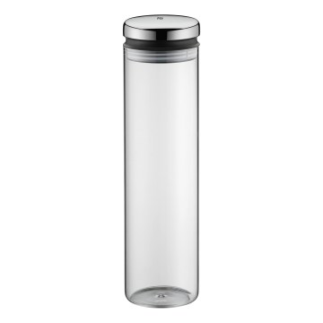 WMF - Tarro de vidrio para alimentos DEPOT 2l acero inoxidable