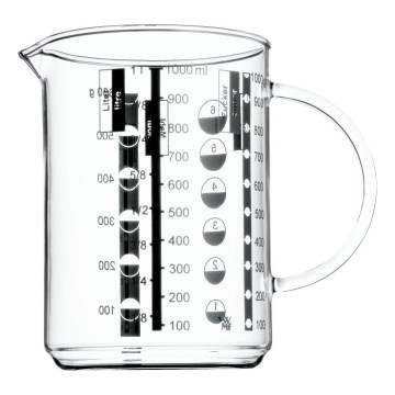 WMF - Taza medidora de vidrio GOURMET 1l