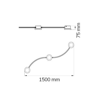 Wofi 10184 - Foco LED regulable LIMA 3xLED/7W/230V 3000K