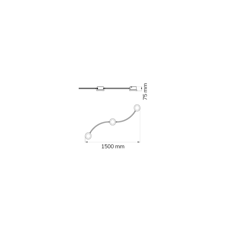 Wofi 10184 - Foco LED regulable LIMA 3xLED/7W/230V 3000K