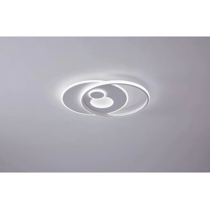 Wofi 11621 - Plafón LED regulable AKON LED/38W/230V 2700-5500K + mando a distancia