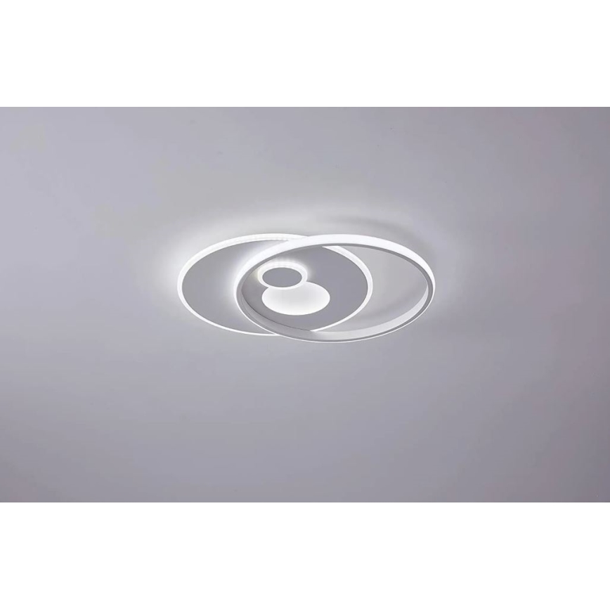 Wofi 11621 - Plafón LED regulable AKON LED/38W/230V 2700-5500K + mando a distancia