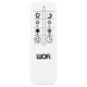 Wofi 11621 - Plafón LED regulable AKON LED/38W/230V 2700-5500K + mando a distancia