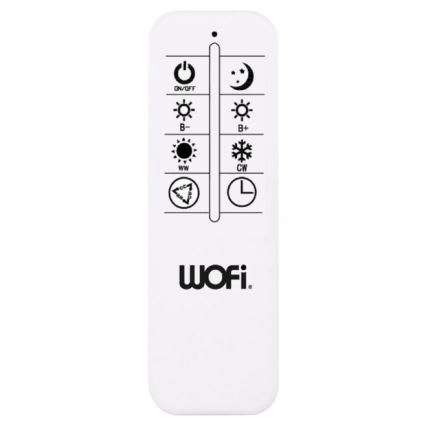 Wofi 11621 - Plafón LED regulable AKON LED/38W/230V 2700-5500K + mando a distancia