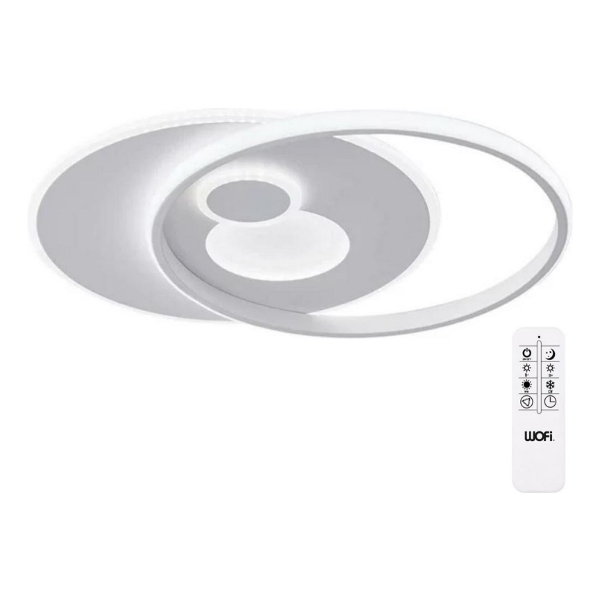 Wofi 11621 - Plafón LED regulable AKON LED/38W/230V 2700-5500K + mando a distancia