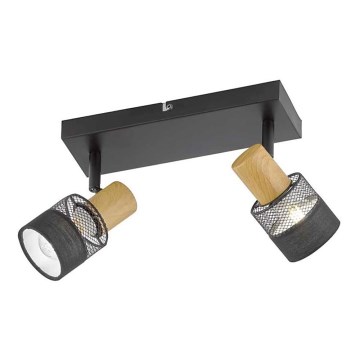 Wofi 11650 - Foco DORAL 2xE14/28W/230V