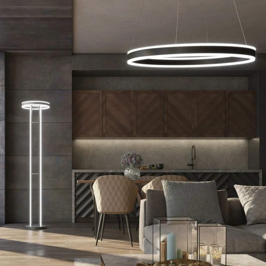Wofi 12147 - Lámpara de araña LED regulable KEMI LED/73W/230V 3000K + control remoto
