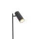 Wofi 3003-104 - Lámpara de pie LED regulable TOULOUSE LED/10W/230V negro/dorado
