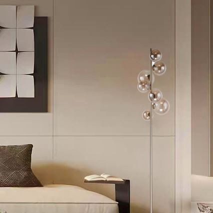 Wofi 3014-701W - Lámpara LED de pie VILLA 7xG9/3W/230V dorado