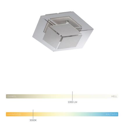 Wofi 4825.01.54.9000 - Aplique LED HARPER LED/12W/230V 3000K