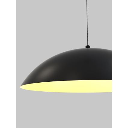 Wofi 6001-104 - Lámpara de araña LED regulable ROSCOFF LED/19W/230V negro/dorado