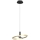 Wofi 6016-104L - Lámpara de araña LED regulable BREST LED/19W/230V negro/dorado