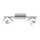 Wofi 7026.02.64.5000 - Foco LED ZARA 2xLED/5,2W/230V