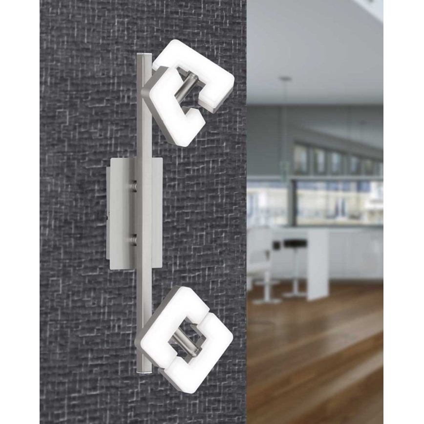 Wofi 7026.02.64.5000 - Foco LED ZARA 2xLED/5,2W/230V
