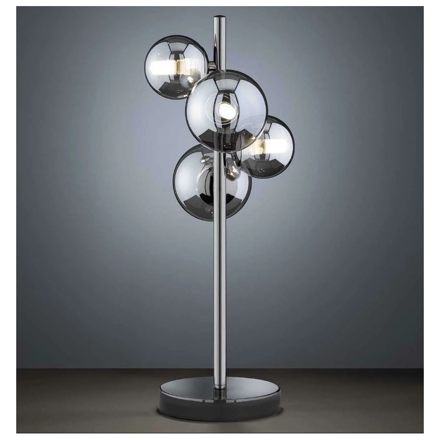 Wofi 8014.04.24.9000 - Lámpara de mesa LED VILLA 4xG9/3W/230V negro